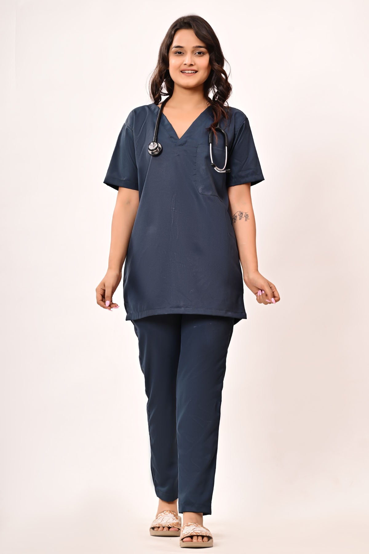 Medical Scrub Set – Poly-Cotton Blend (40/60) – Value Edition