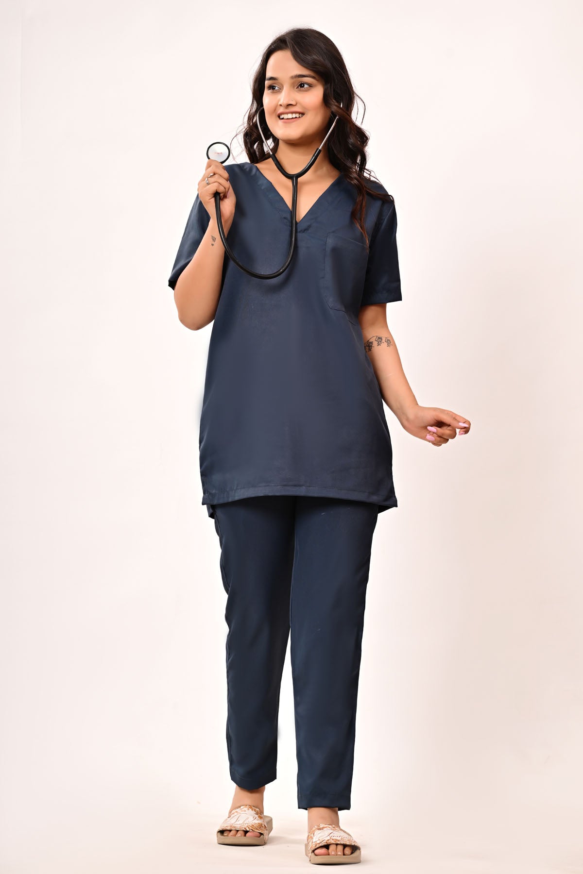 Medical Scrub Set – Poly-Cotton Blend (40/60) – Value Edition