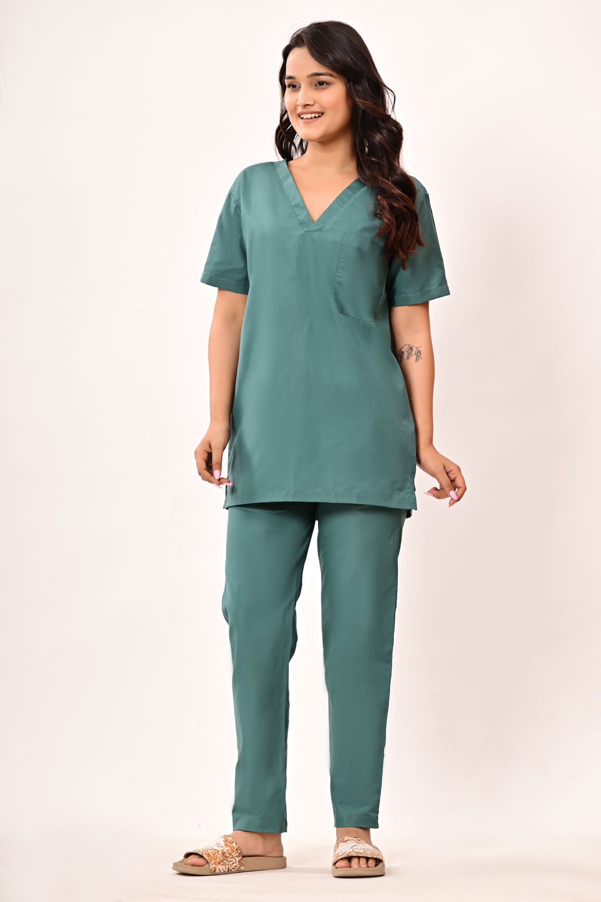 Medical Scrub Set – Poly-Cotton Blend (40/60)