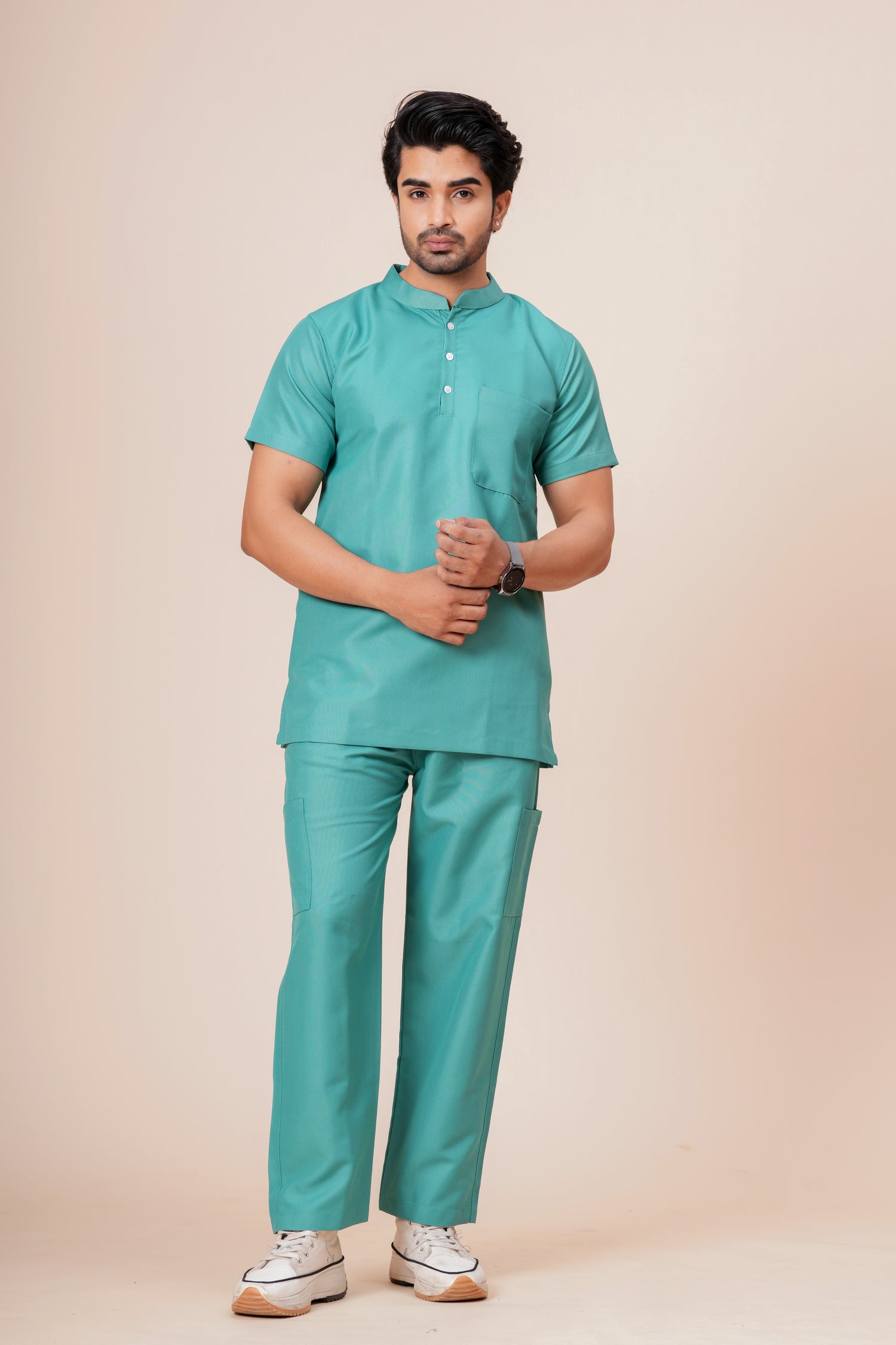 AMA Signature 5-Pocket Scrub - Green