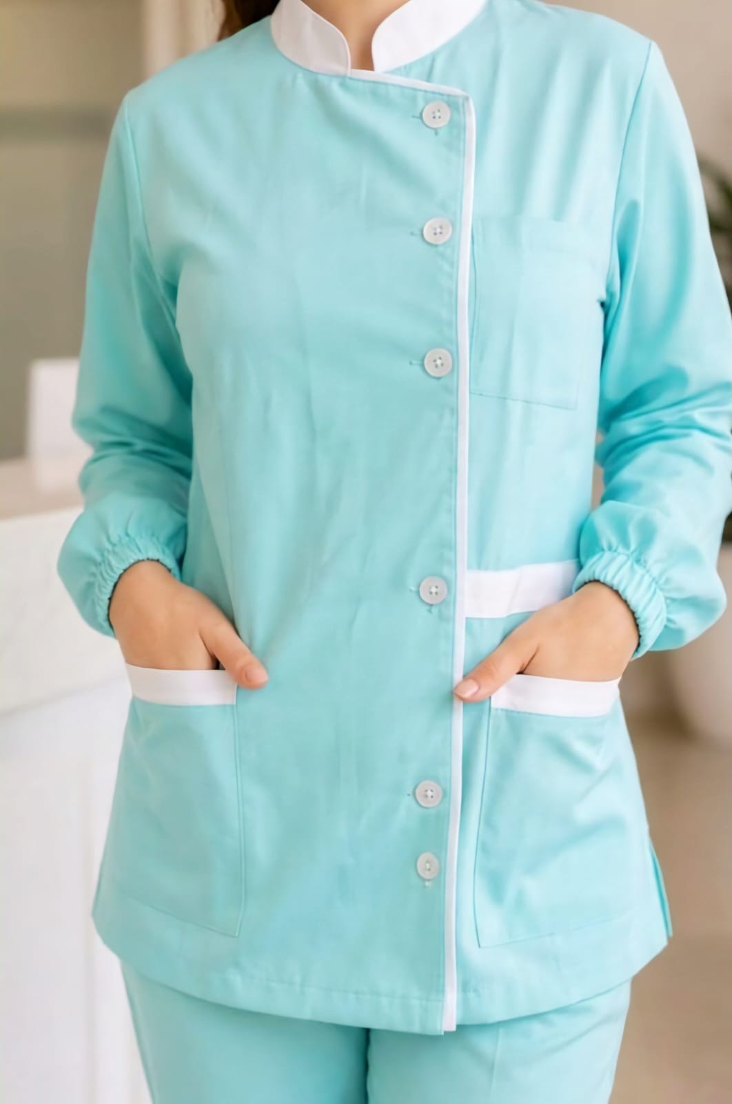 AMA NurseFlex Premium Scrub Sea Green for Women